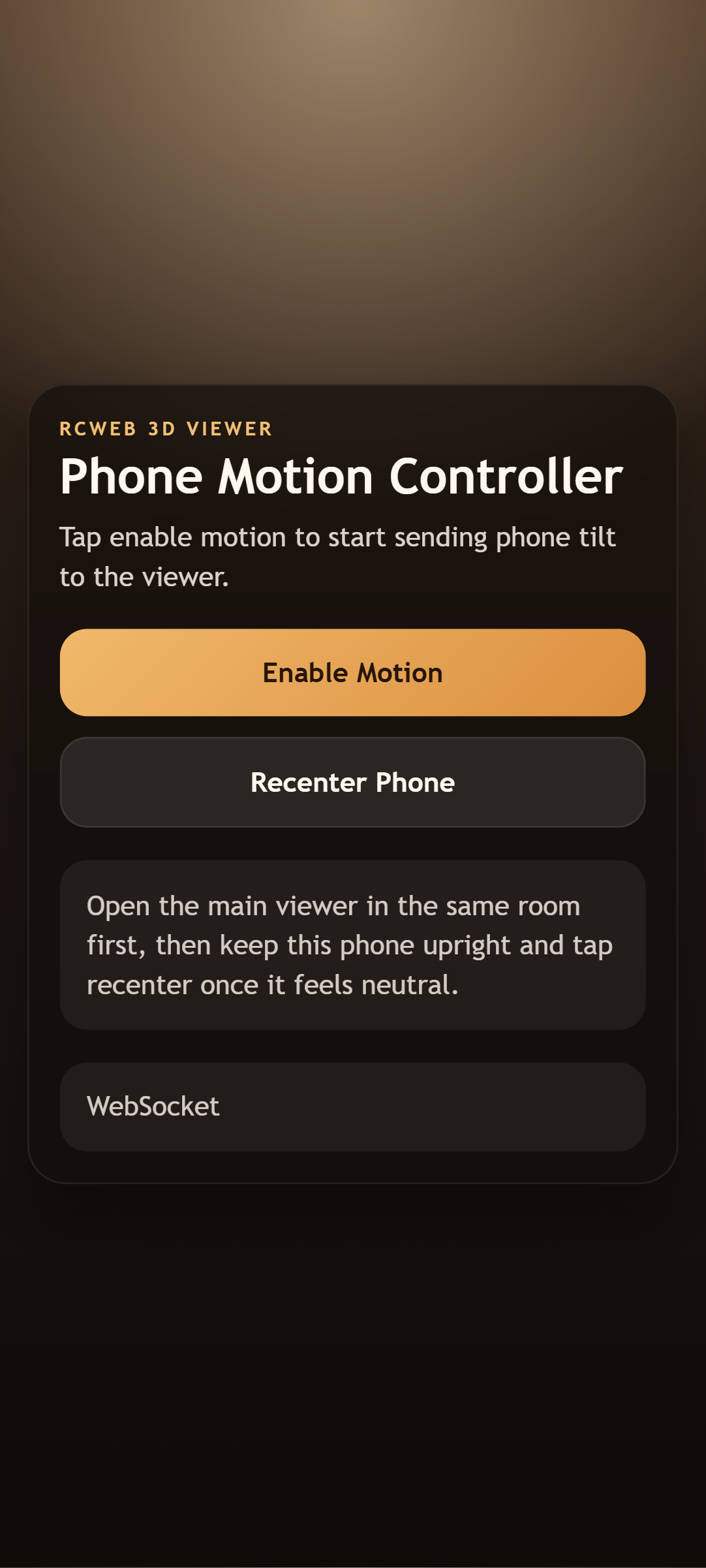 3D Viewer Control App screenshot