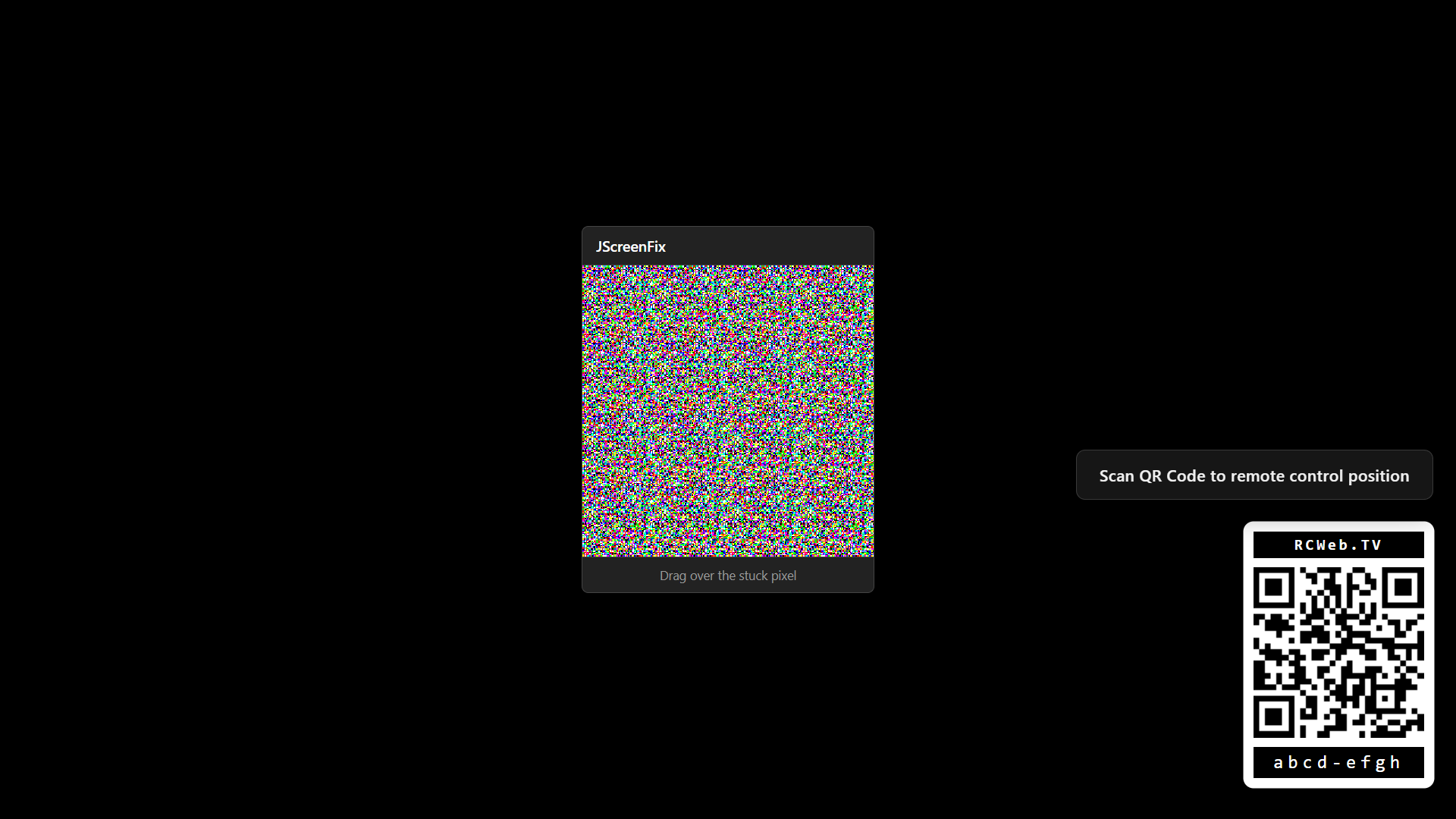 JScreenFix App screenshot