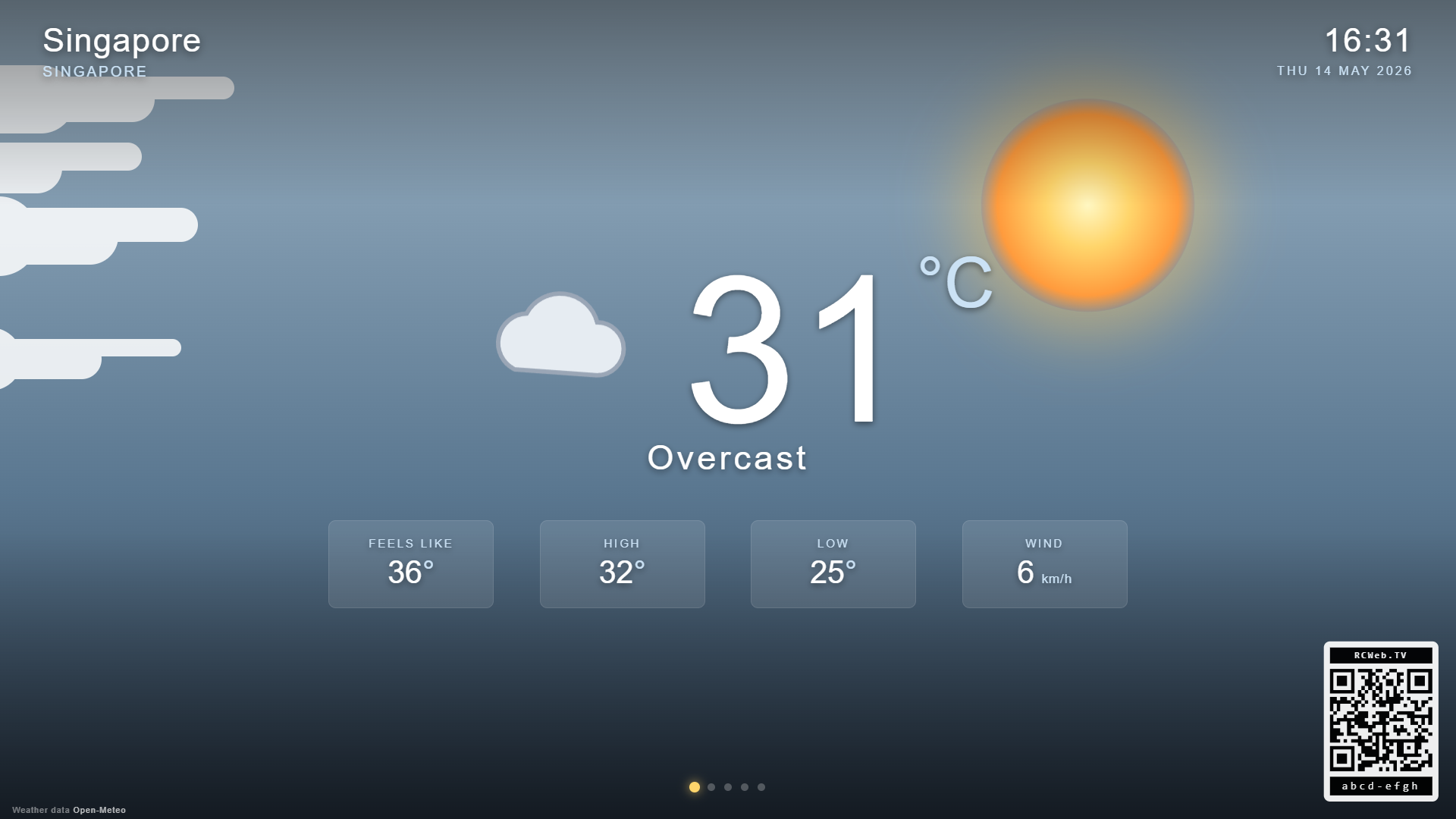 Weather Dashboard screenshot